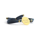 BLUEBELL DOR - customizable bracelet with 18mm gold medal